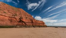 Exmouth Cliffs on the South Devon Coast Path