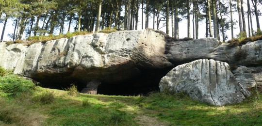 St Cutherbert's Cave on St Cuthbert's Way
