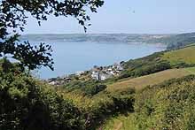 South West Coastal Path looking toward Looe