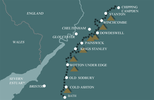 Cotswold Way Map