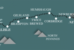 Hadrians Wall Path Map