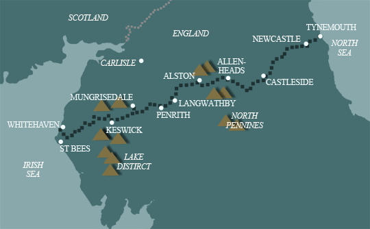 Sea to Sea Cycle Route Map