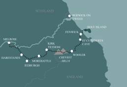 St Cuthberts Way Map